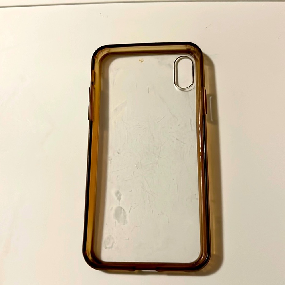Clear iPhone XR case